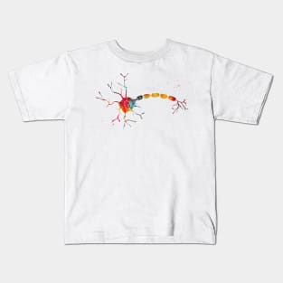 Anatomy of a typical human neuron Kids T-Shirt